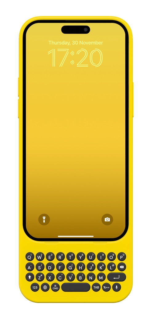 iPhoneに物理QWERTYキーボードを追加するケース「Clicks Creator