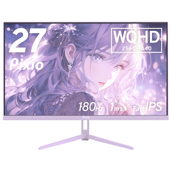 ゲーミングモニター「Pixio」の新色「パステルパープル」「ミント