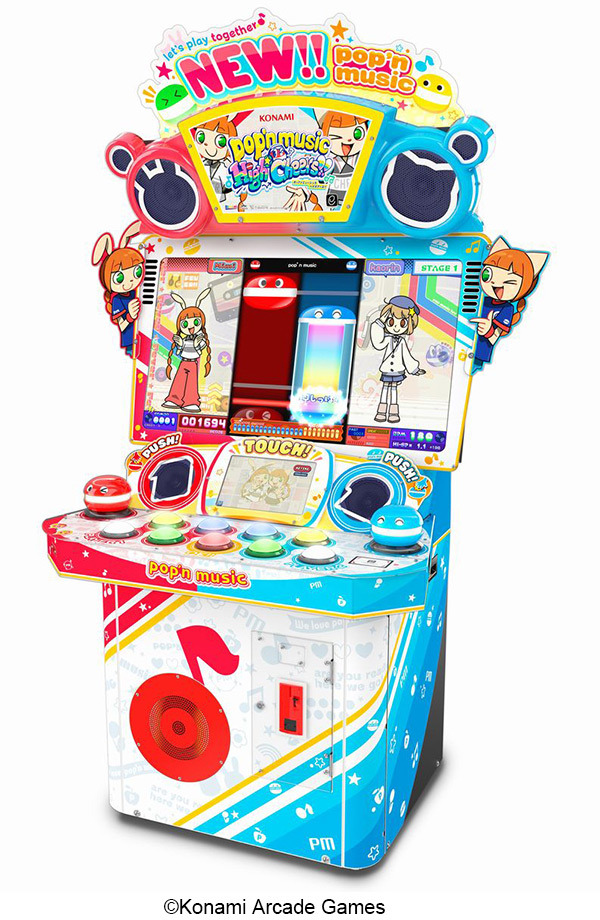 pop'n music High☆Cheers!!』が稼働開始！15年ぶりの新筐体「ピカピカ