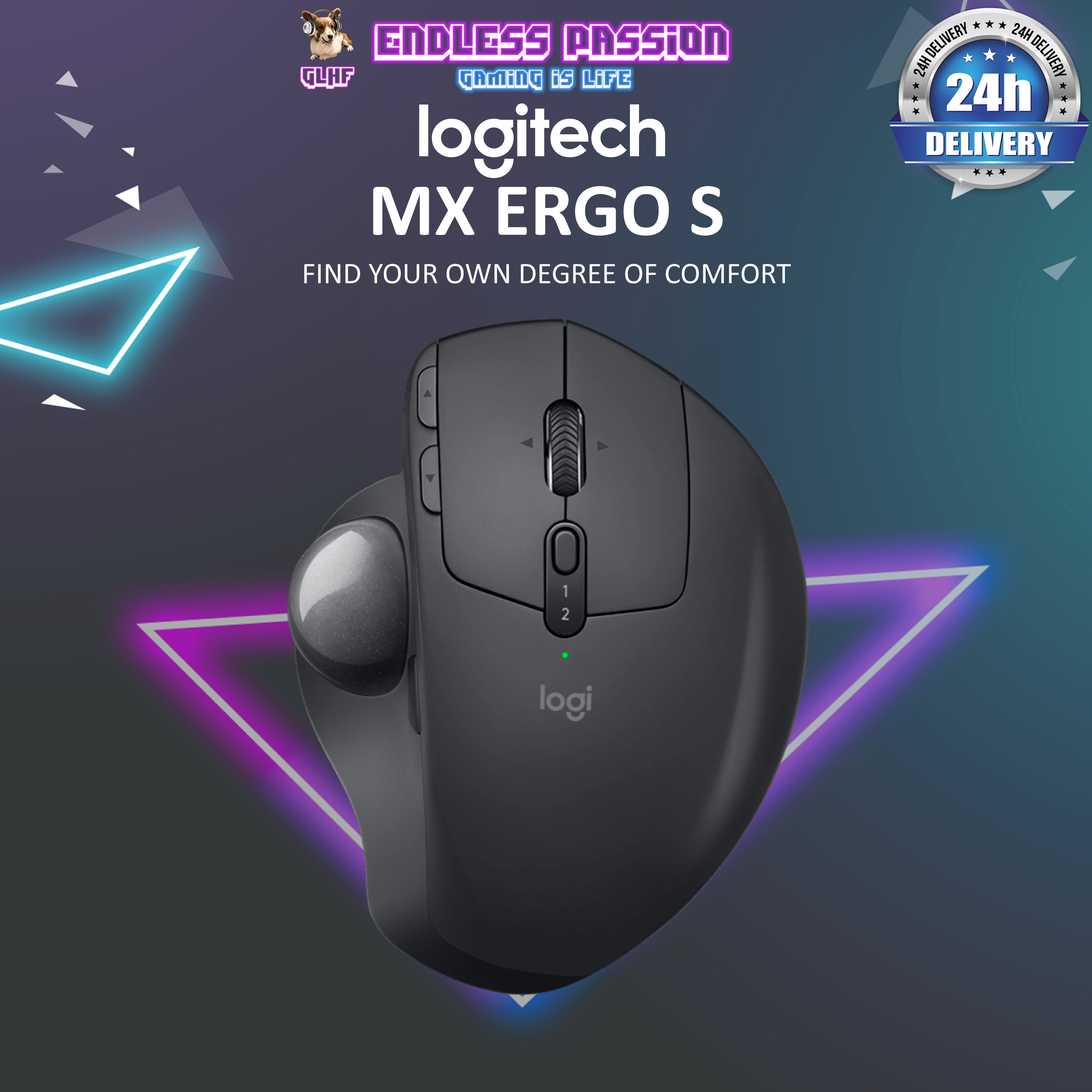 Logitech MX ERGO S Wireless Trackball Mouse – Endless Passion