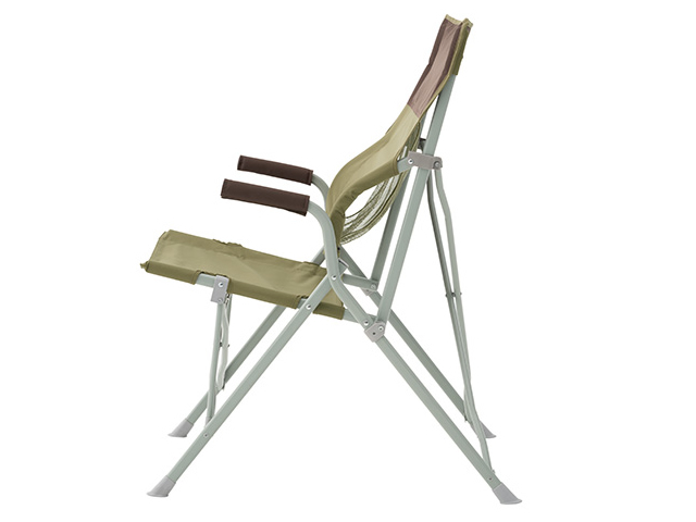 ロゴス(LOGOS)☆LOGOS Life バックホールドチェア （ブラウン）+LOGOS