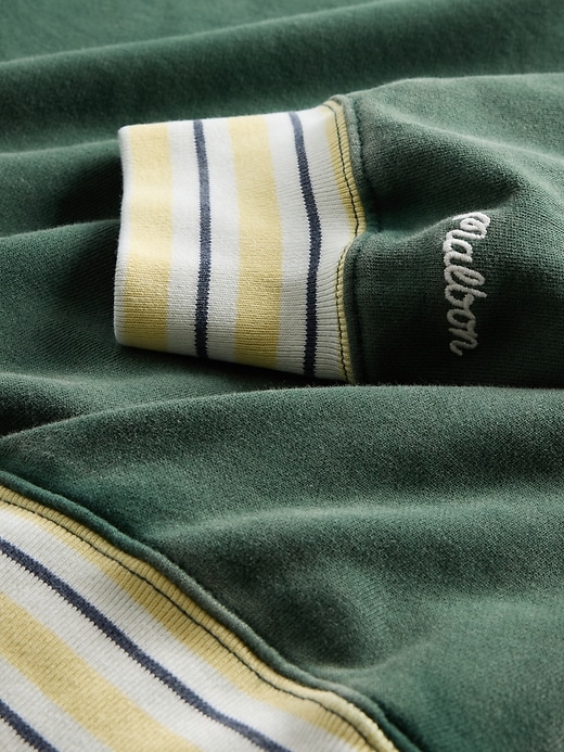 Gap × Malbon Heavyweight Logo Quarter-Zip Pullover | Gap