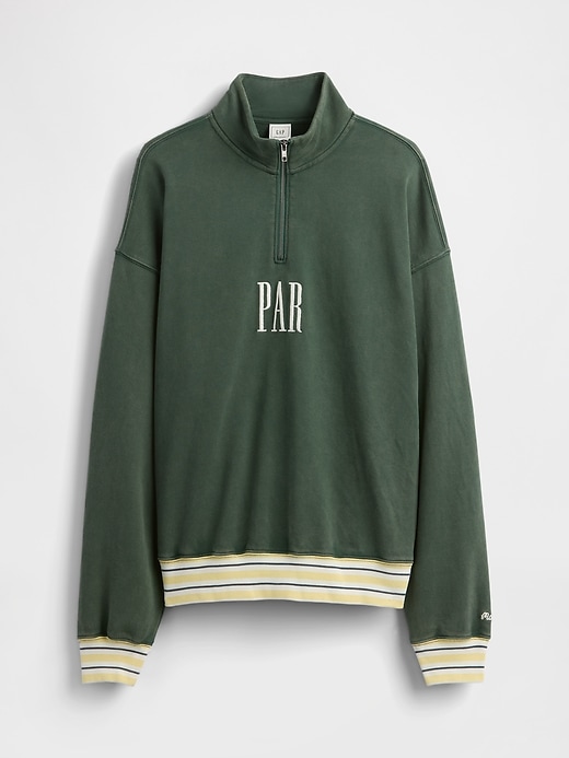 Gap × Malbon Heavyweight Logo Quarter-Zip Pullover | Gap