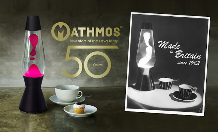 イギリス発祥のmathmos社ラバライトは癒しのインテリアランプ【照明の