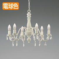 Shabby 4灯シャンデリア | 160W相当｜照明のライティングファクトリー