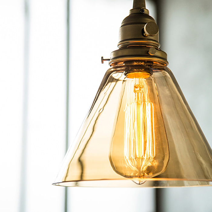 ペンダントライト ガラス アンティーク | 全2色｜照明のライティング