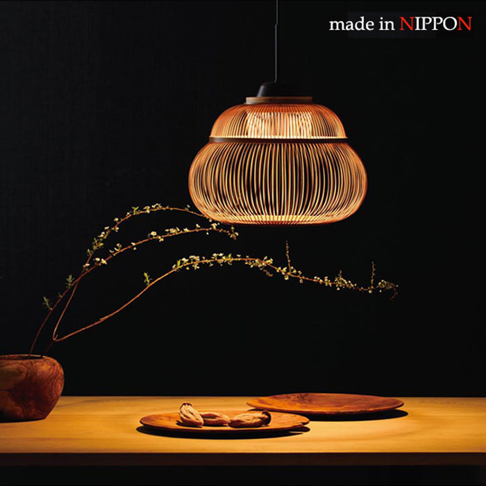 和風ペンダントライト 竹 和モダン｜駿河竹千筋細工｜照明の