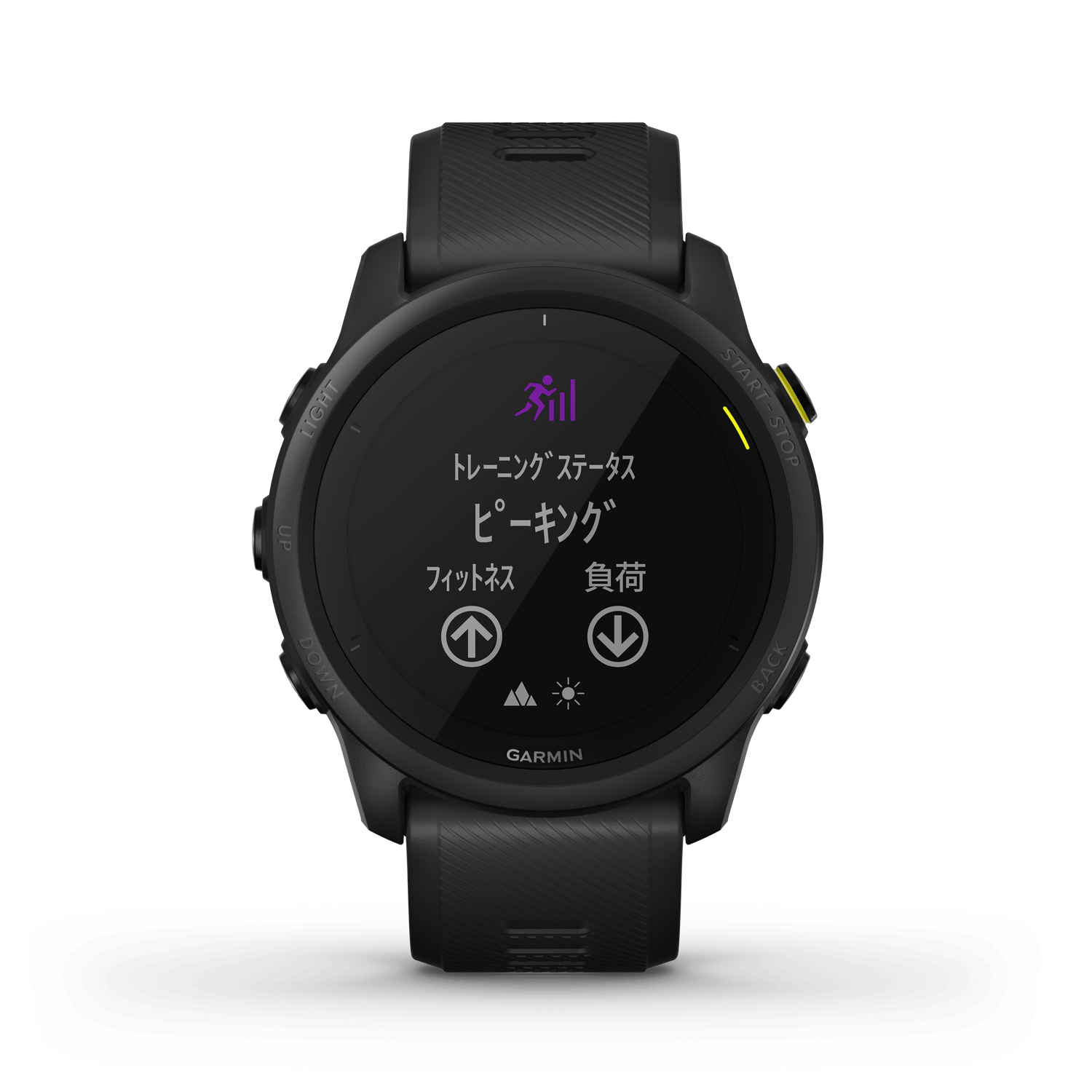 ForeAthlete745_Black_front_Tra