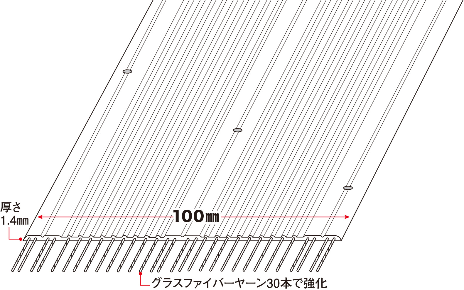 テニスコート用ベースライン専用「中川くんタイプ」100mm巾 | 商品一覧