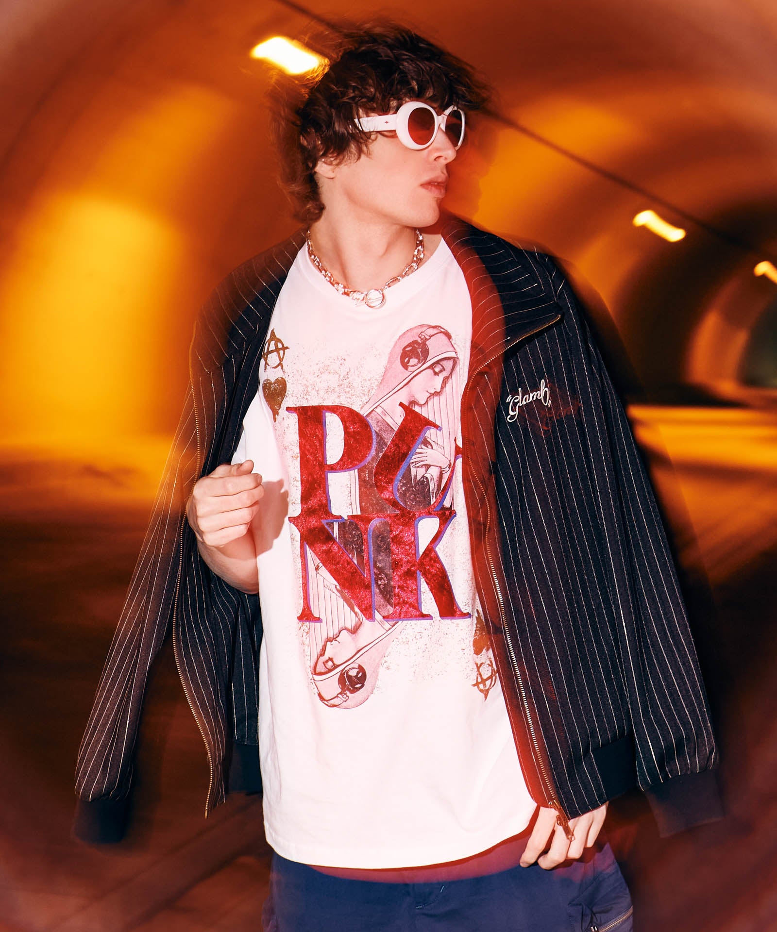 GB0225/CS07 : Punk Prayer T-Shirt / パンクプレイヤーTシャツ