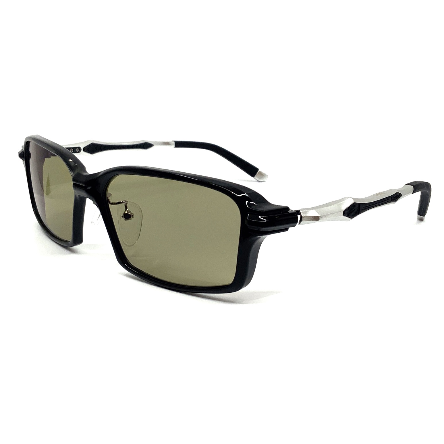 Zeque ゼクー サングラス SPIKE スパイク F-2064 BLACK / SILVER