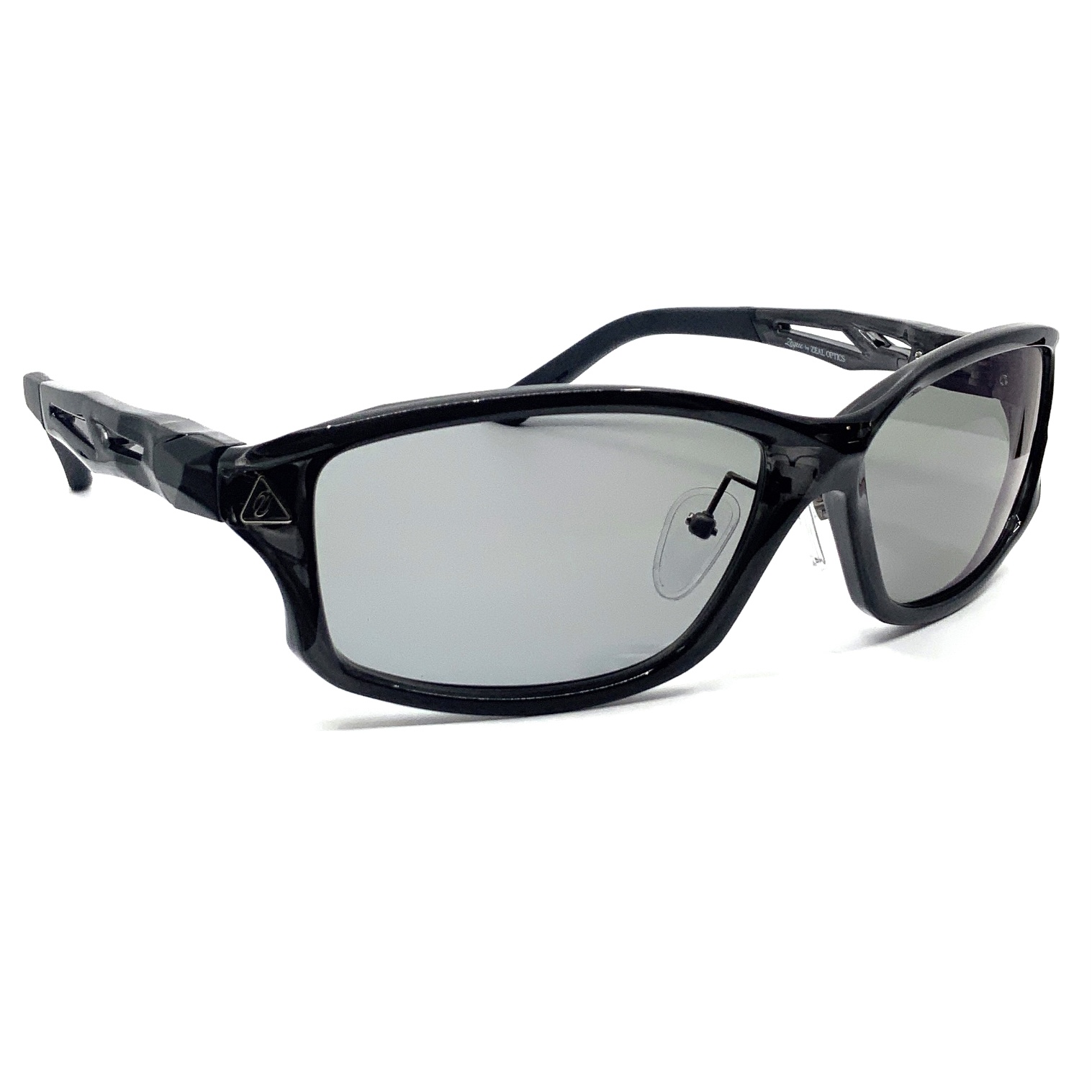 Zeque ゼクー サングラス STELTH ステルス F-1926 CLEAR Black