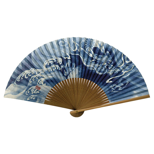 紳士用紙扇子 龍｜115560｜商品詳細｜ノベルティ・販促品・各種記念品