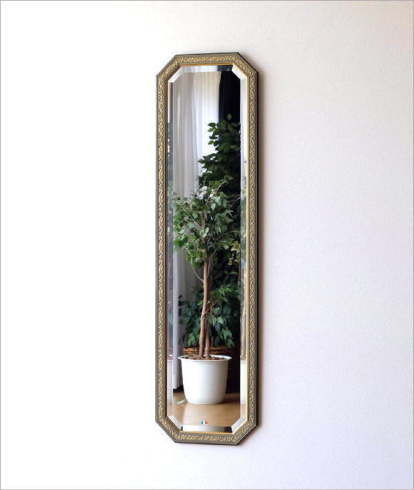 イタリア製 姿見 鏡 壁掛け ウォールミラー おしゃれ 壁掛けミラー