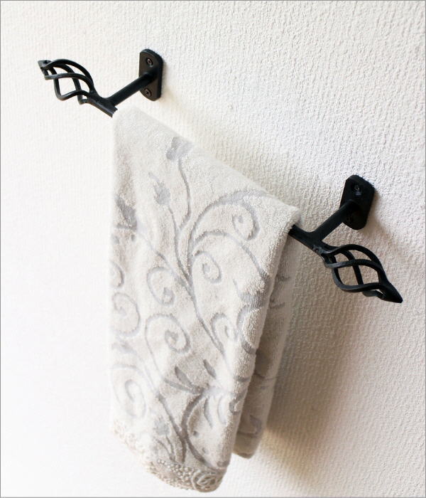 タオルハンガー おしゃれ アイアン タオル掛け 洗面所 トイレ キッチン