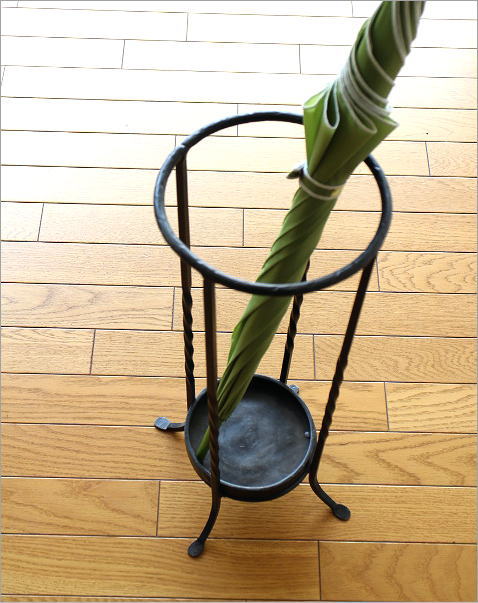 傘立て おしゃれ アンティーク スリム 省スペース アイアン傘立て