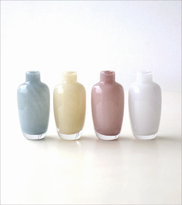 花瓶 ガラスベース フラワーベース おしゃれ シンプル 小さめ