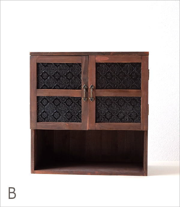 キャビネット スパイスラック おしゃれ ガラス ウッド 木製