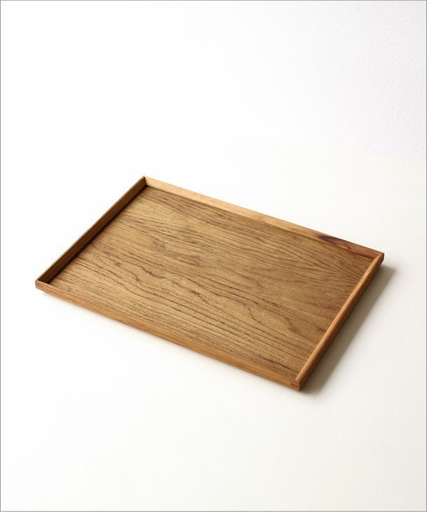 トレー トレイ 木製 お盆 チーク材 ウレタン仕上げ 天然木 シンプル