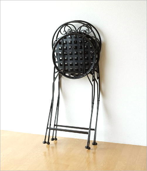 ガーデンチェア 折りたたみ おしゃれ アイアン ガーデン 椅子 アイアン