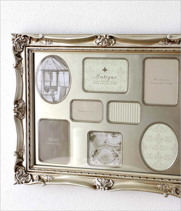 壁掛けフォトフレーム おしゃれ 複数枚 クラシック ヨーロピアン
