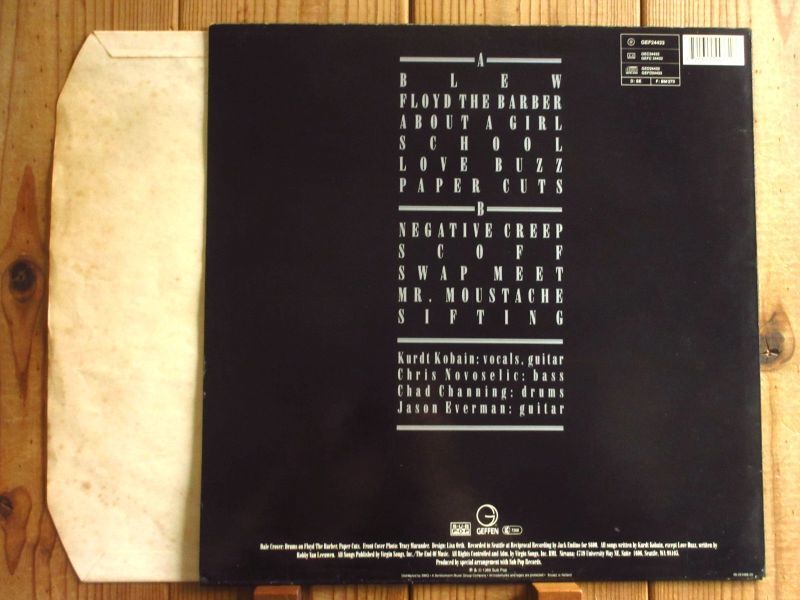 Nirvana / Bleach - Guitar Records