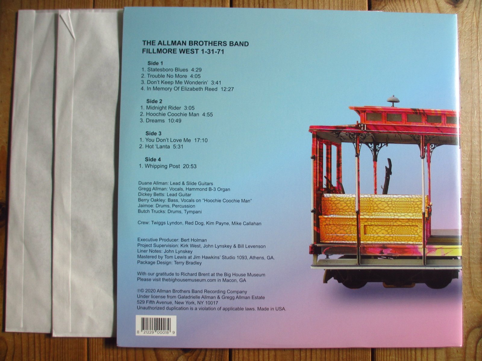 The Allman Brothers Band / Fillmore West 1-31-71 - Guitar Records