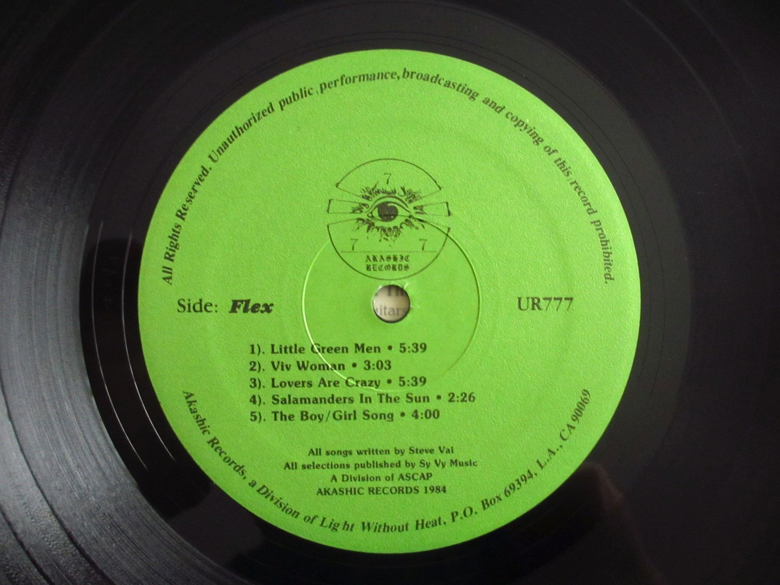 Steve Vai / Flex-Able - Guitar Records