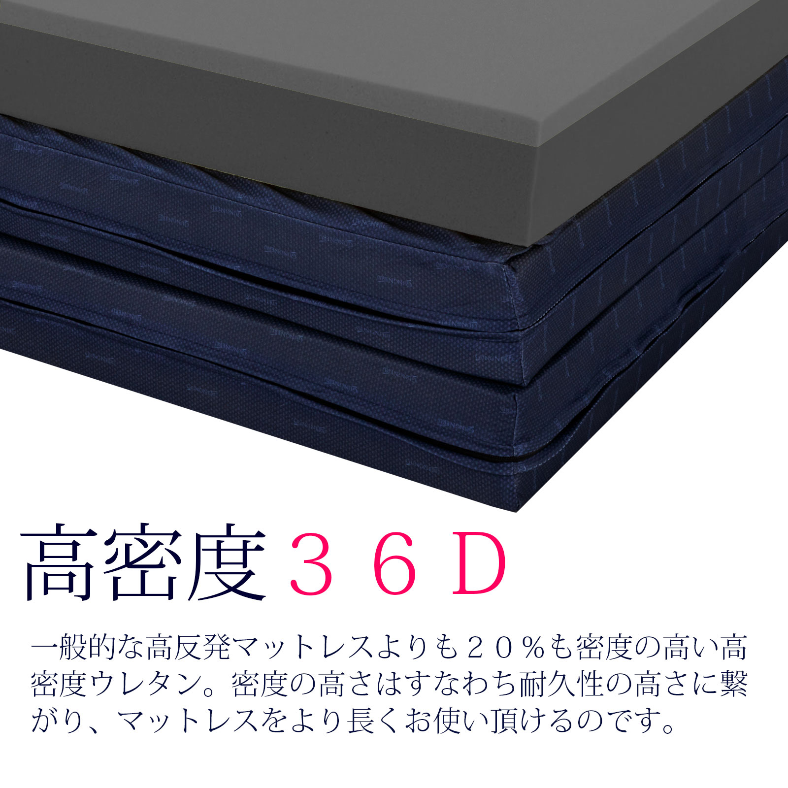 GUNGNERU / （予約4月15日販売予定） 60日返品保証 シングル 厚み10cm