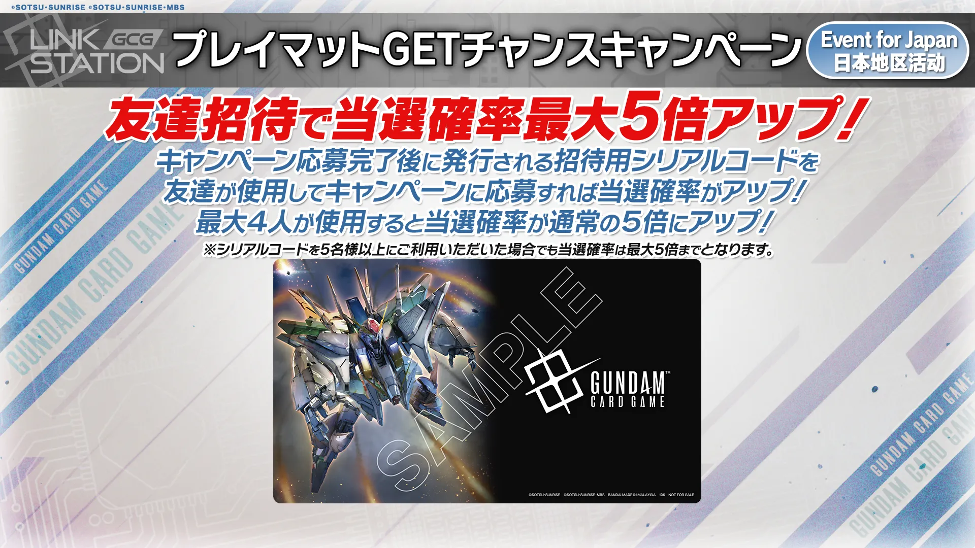 機動戦士ガンダム 閃光のハサウェイ』デッキ登場記念！プレイマットGET