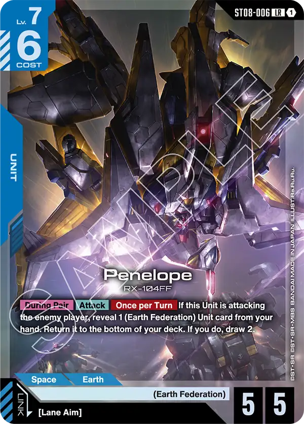 ST08×GD03 Red-Blue Hathaway Deck | GUNDAM CARD GAME Official Website