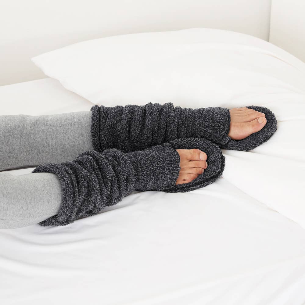 おやすみ】2wayつま先開閉ロング丈ソックス【SALE】 AUS371 :メンズ