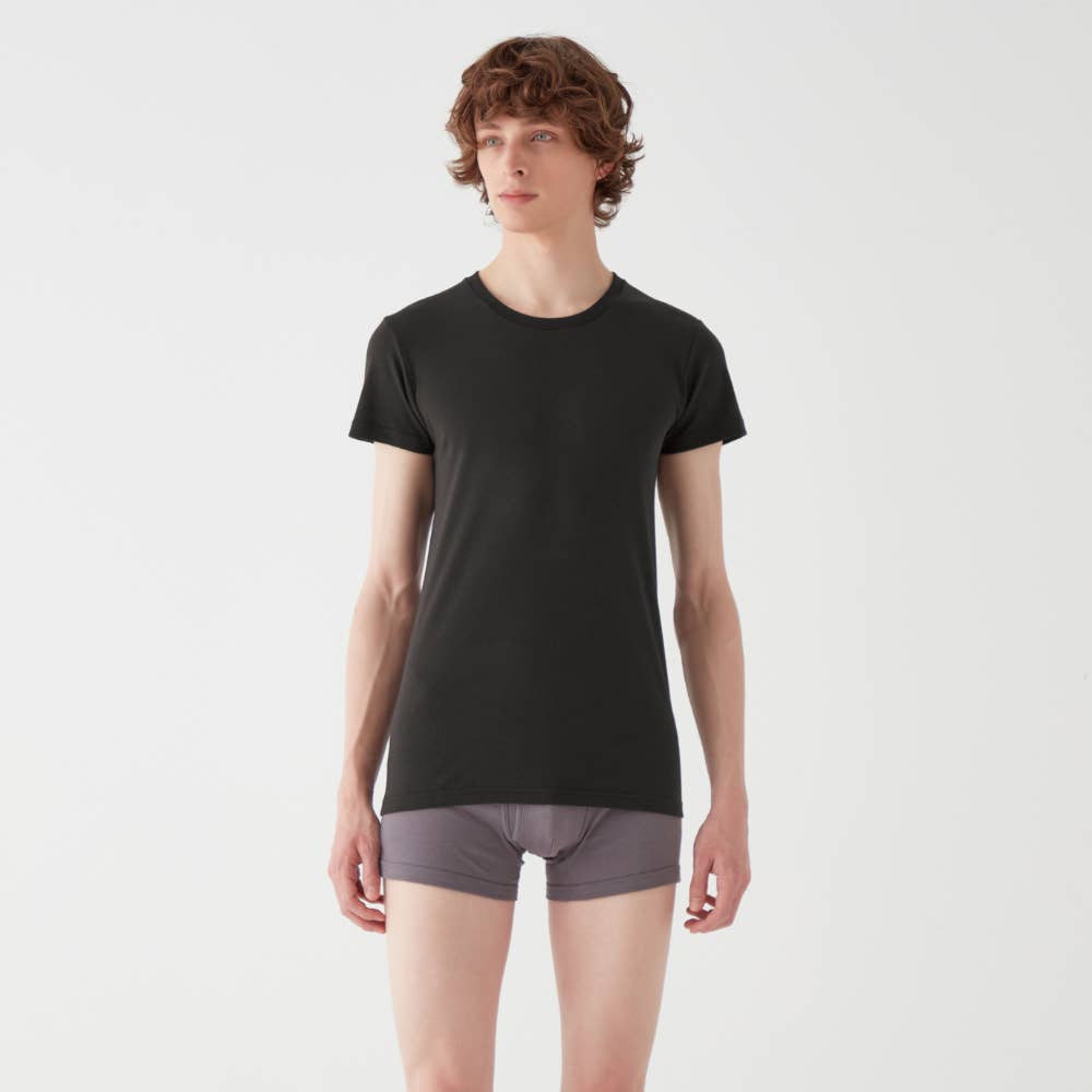 ネット限定お得3枚セット】クルーネックTシャツ CK8313ST :メンズ トップス