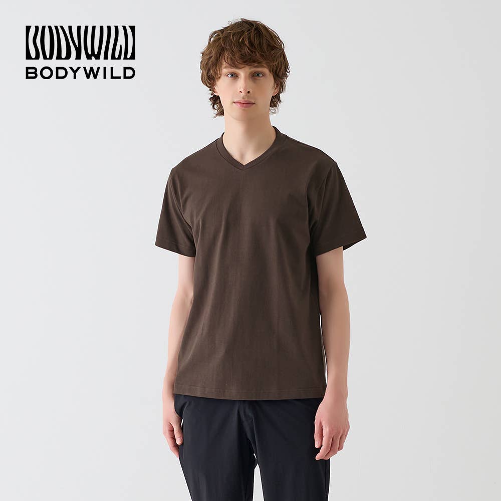 ジャケット対応】VネックTシャツ【SALE】 BW5913Z :メンズ トップス