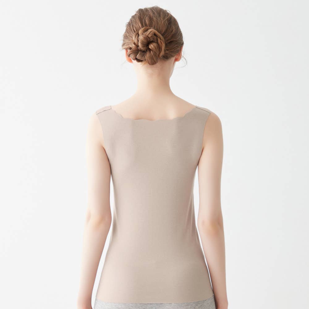 前あきカップ付きタンクトップ NP0036 :レディース トップス