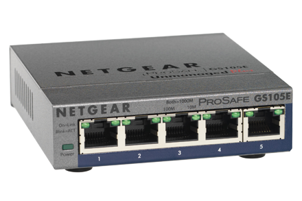 GS105E アンマネージプラス・スイッチ | ネットギア NETGEAR
