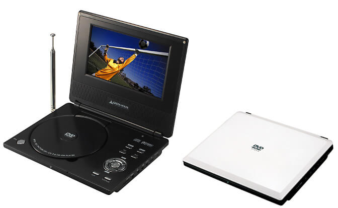 テレビもDVDもどこでも楽しめるTVチューナー内蔵ポータブルDVD