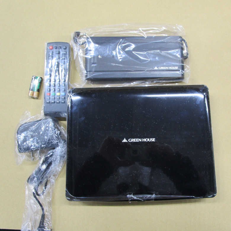 10.1型ワイド液晶搭載ポータブルブルーレイプレーヤー OLT-101BDP-BK