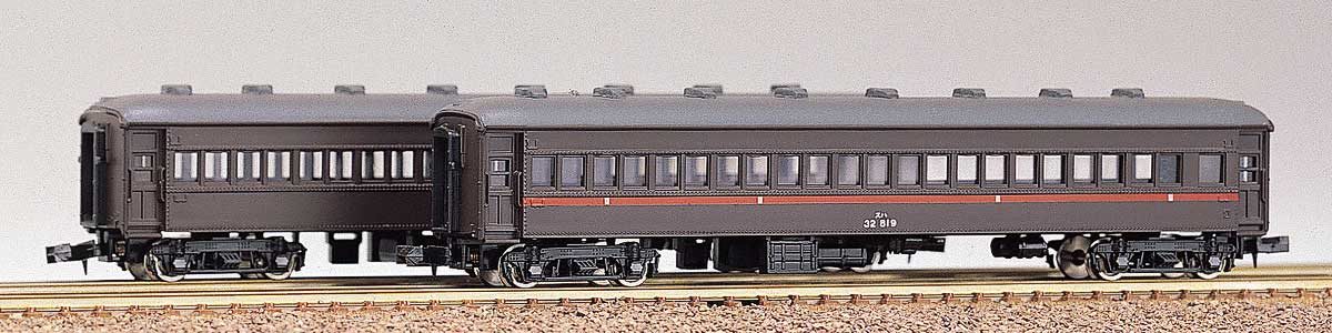 115＞スハ32形2両編成セット｜エコノミーキット｜Nゲージ鉄道模型の