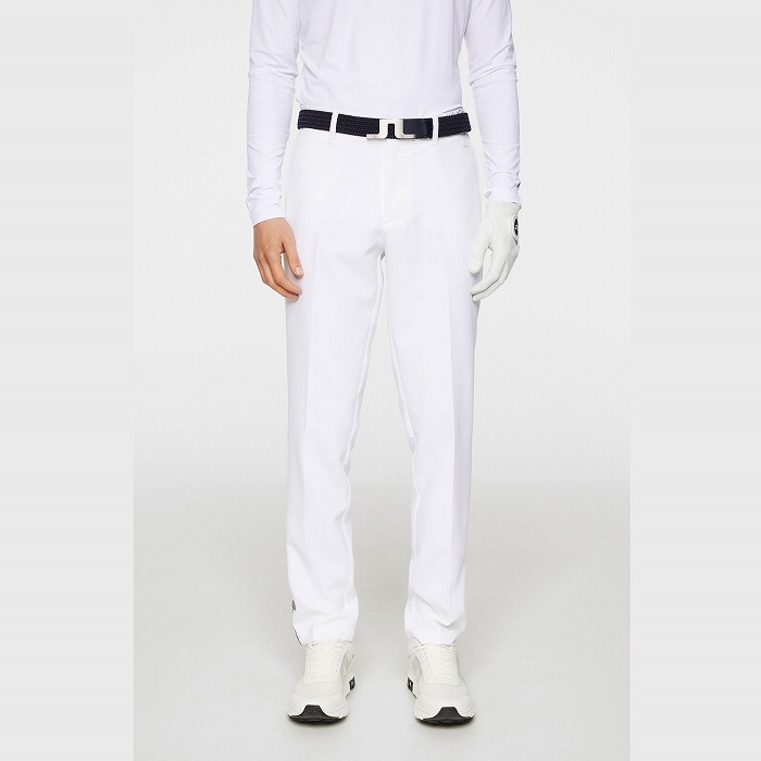 J.LINDEBERG（ジェイリンドバーグ）JLロゴパンツ(29 ホワイト): J