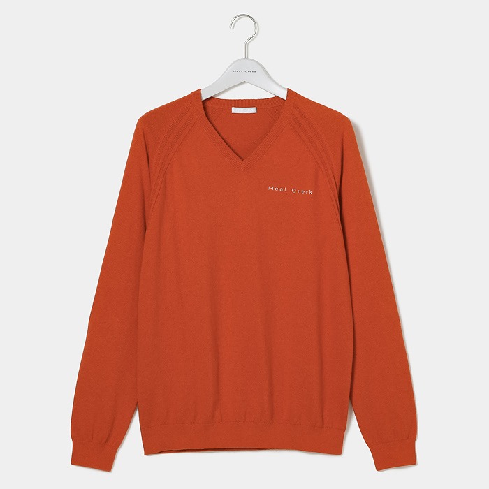 Heal Creek セーター サイズ50 赤/ワインレッド Heal Creek セーター