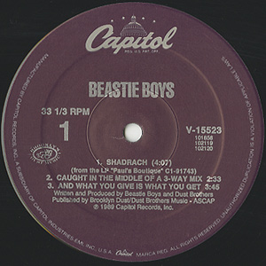 Beastie Boys / An Exciting Evening at Home with Shadrach, Meshach