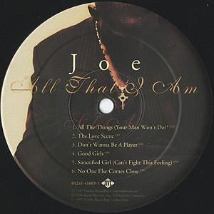 Joe / All That I Am(LP) / Jive 1997 USオリジナル盤 VG+/VG+