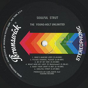 Young-Holt Unlimited / Soulful Strut (LP) / Brunswick USオリジナル