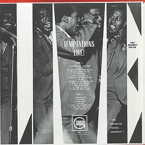 The Temptations / Temptations Live (LP) / Gordy 1968 US盤 VG+/EX