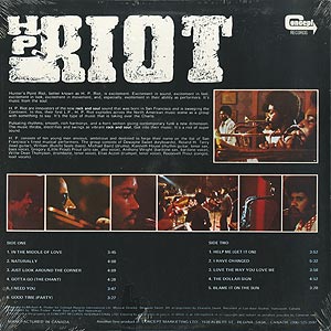 H.P. Riot / H.P. Riot (LP) / Concept 1973 カナダオリジナル盤 S/S