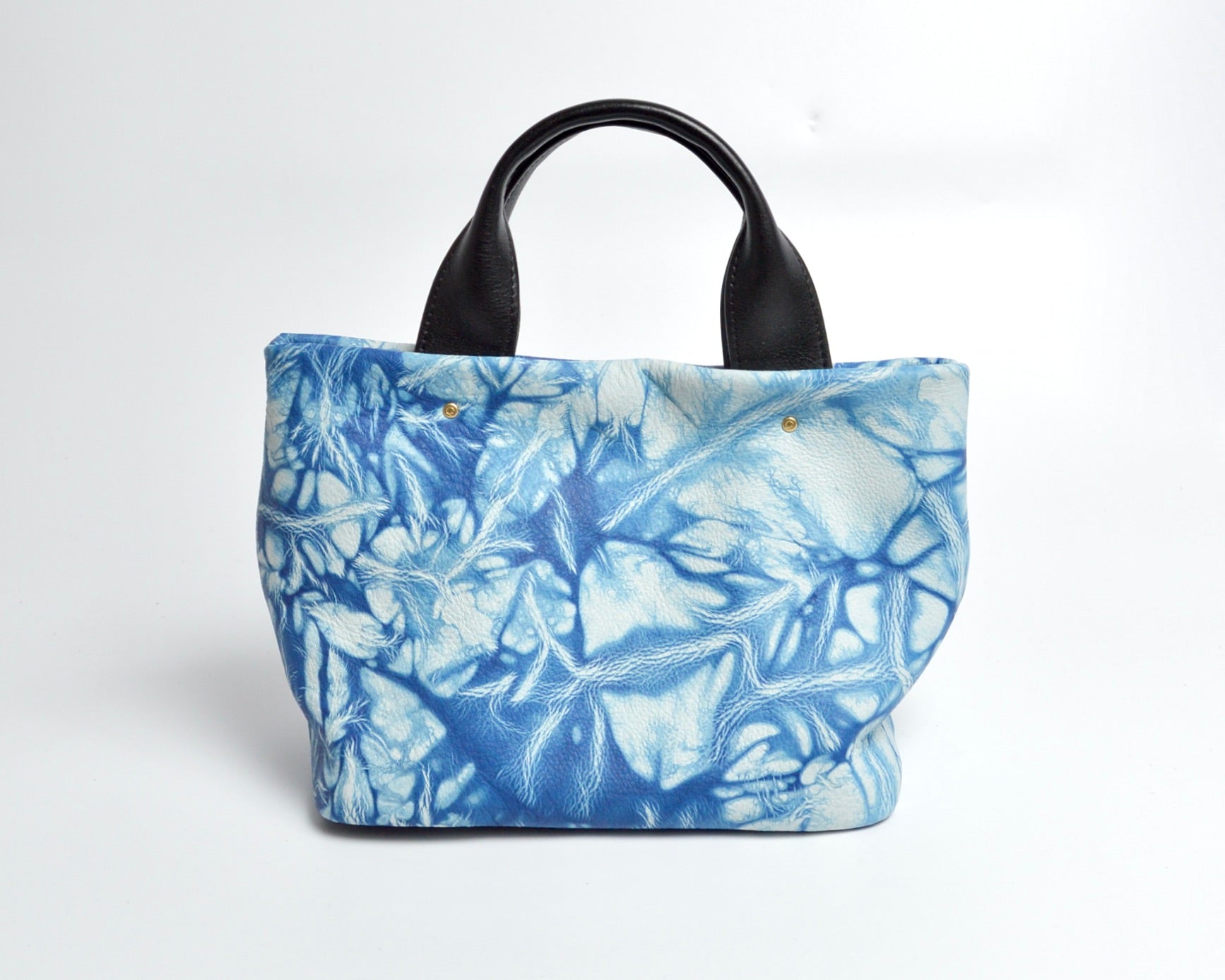 逢初革：バケットミニトート：ATB-300R(ランダム染め)