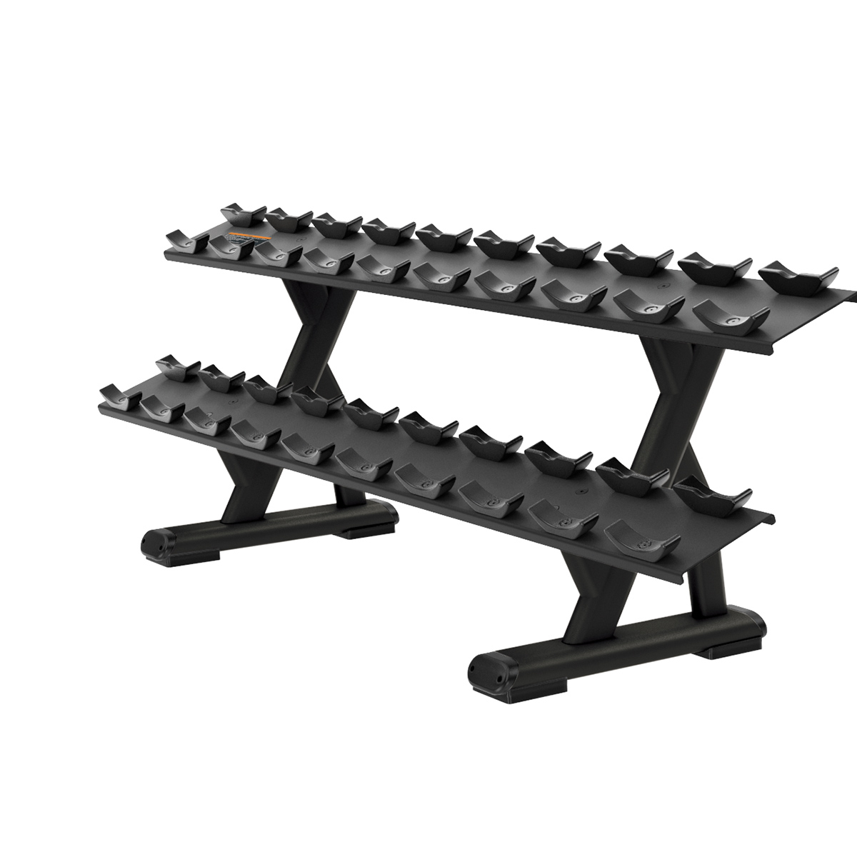 2段、10ペア・ダンベル・ラックDBR812（プリコー-ジムガレージ