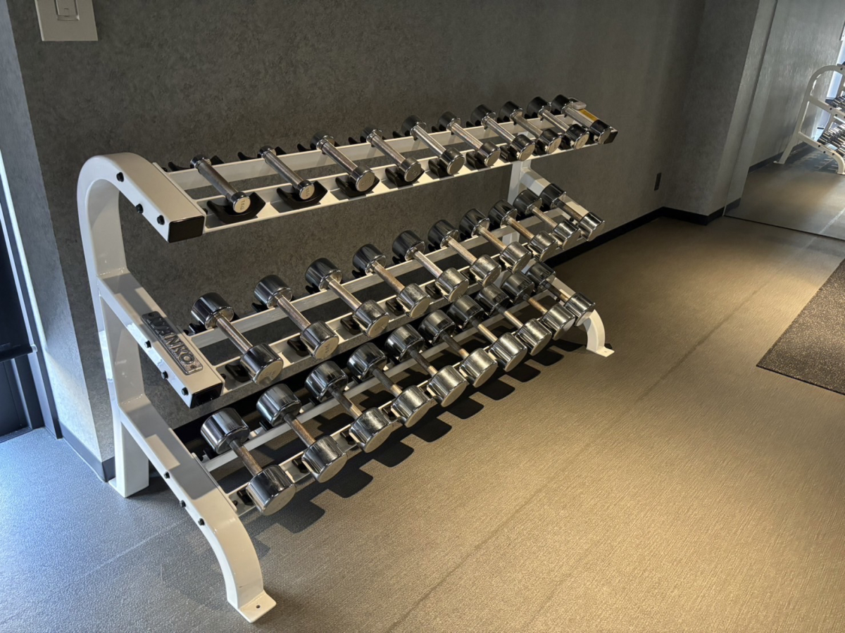 1kg～20kg ダンベルラックセット（中古）（IVANKO）-ジムガレージ