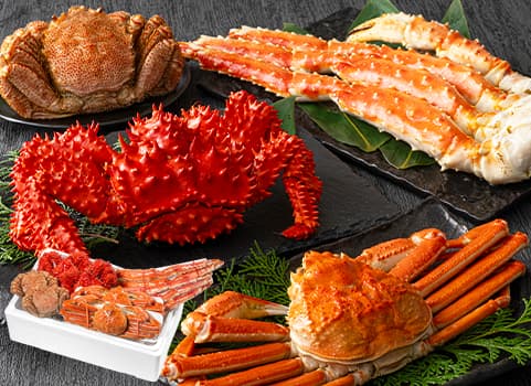 豪華4大がにセット 4.4kg（たらばがに、ずわいがに、毛がに、花咲がに